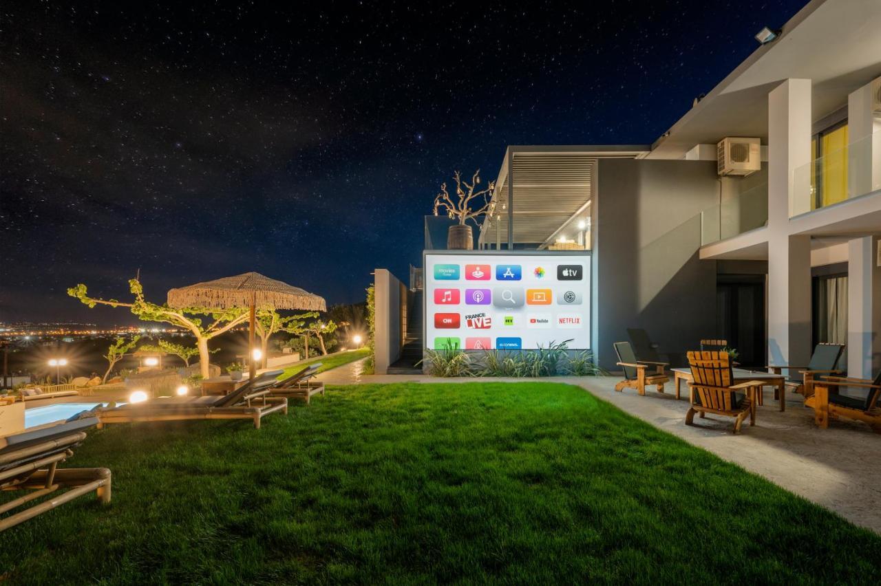 Olivenest Chania Executive Villa Perivolia  Bagian luar foto